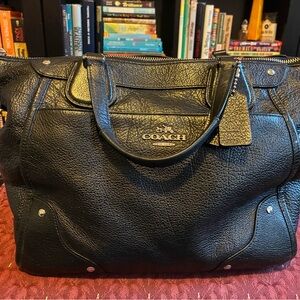 Coach Black Leather Women's Bag